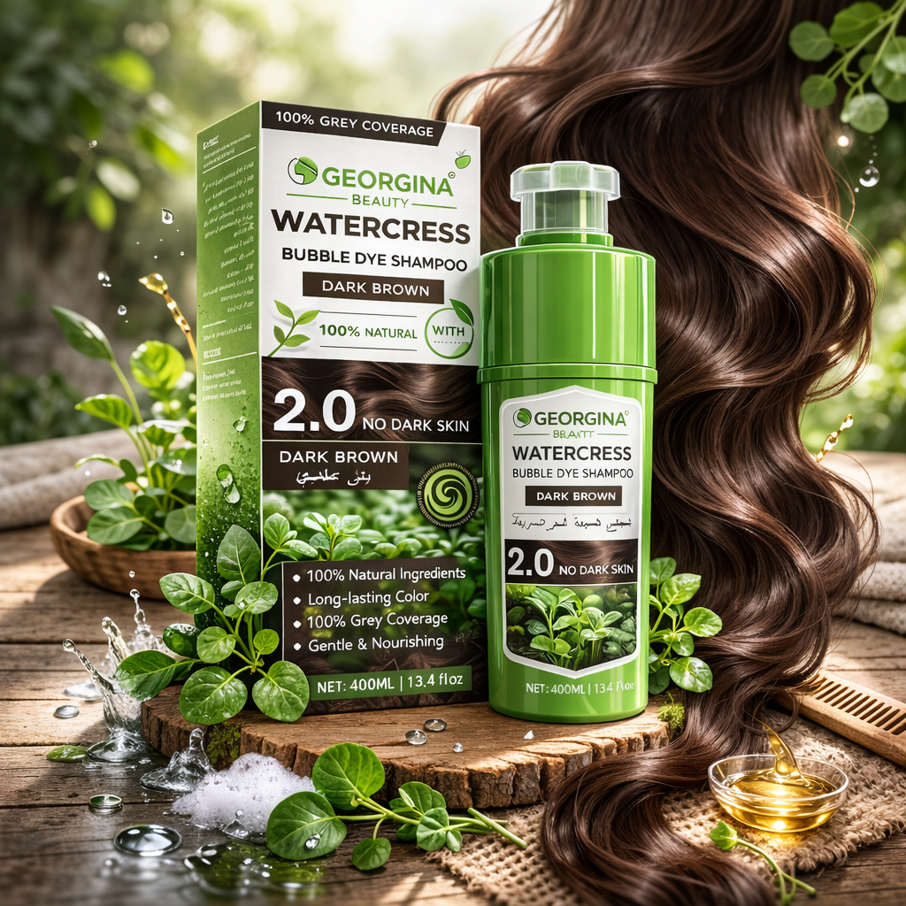 شامبو  جيورجينا لتغطية الشيب بخلاصة الجرجير