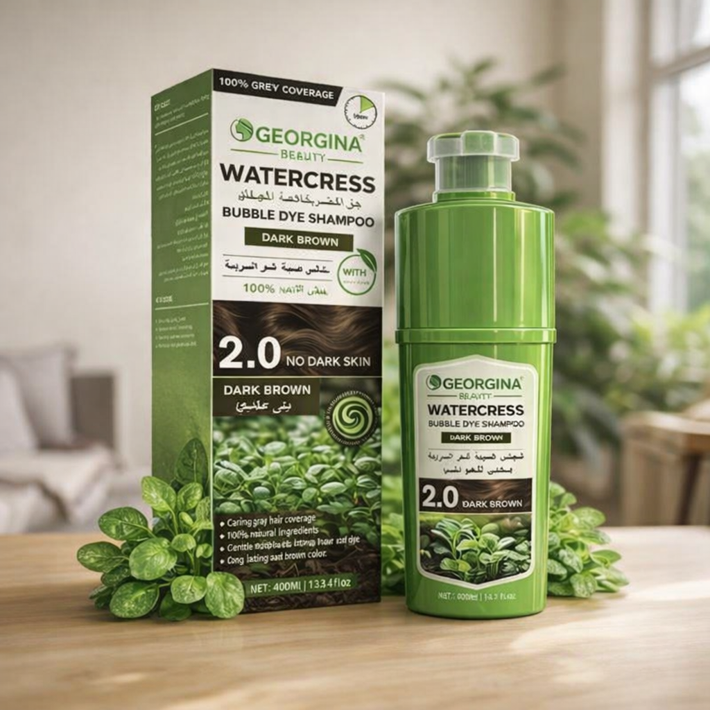 شامبو  جيورجينا لتغطية الشيب بخلاصة الجرجير
