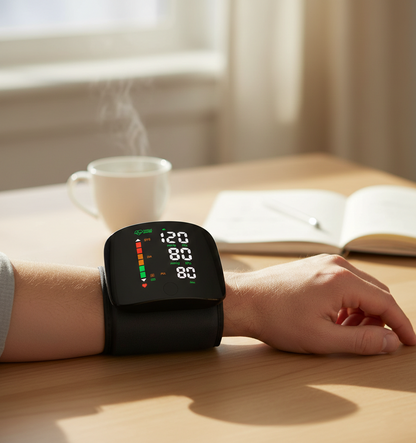 جهاز قياس ضغط الدم ونبض القلب