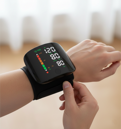 جهاز قياس ضغط الدم ونبض القلب