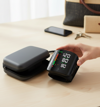 جهاز قياس ضغط الدم ونبض القلب