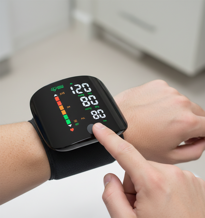 جهاز قياس ضغط الدم ونبض القلب