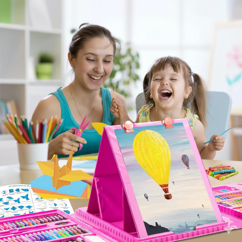 مجموعة الرسم و التلوين 208 قطعة