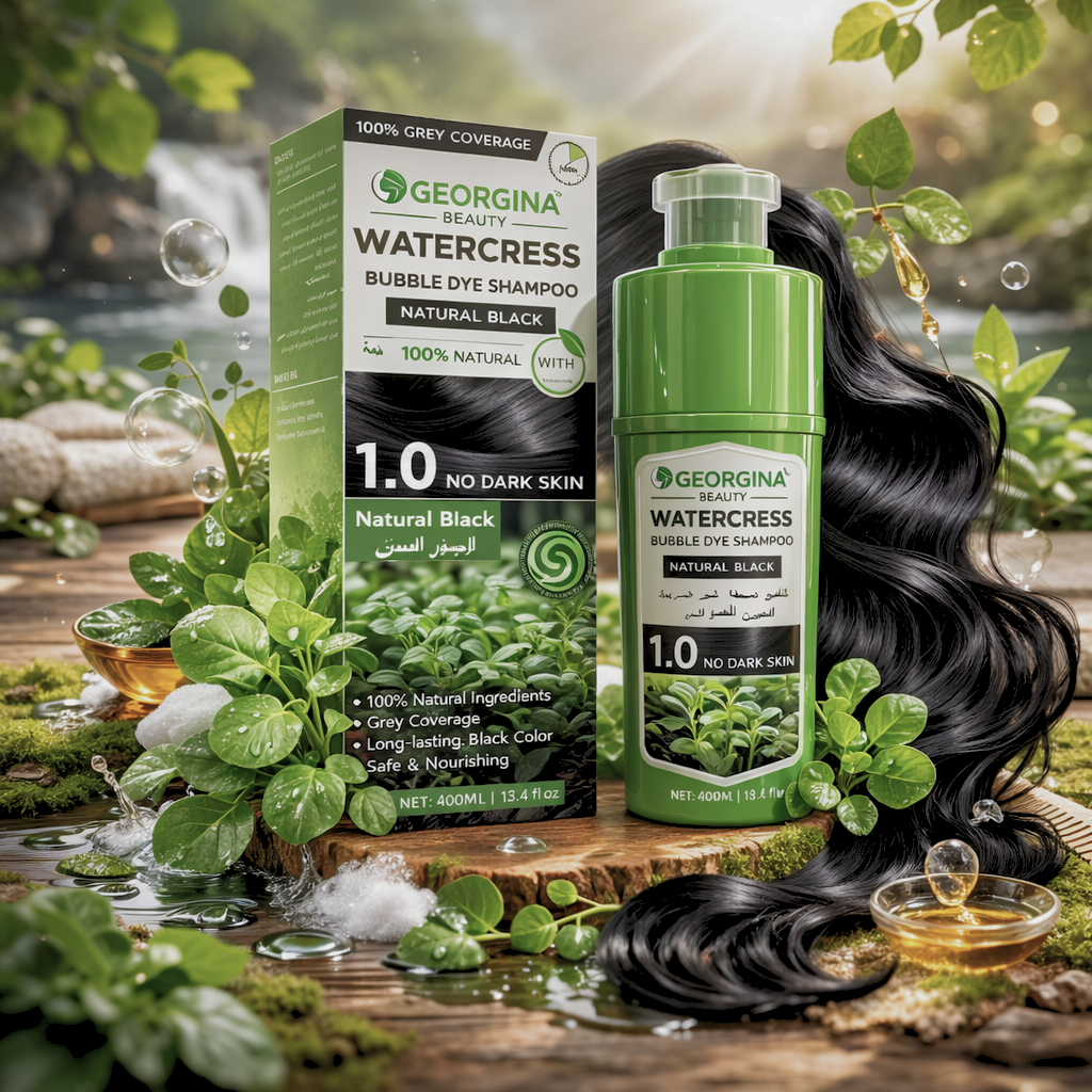 شامبو  جيورجينا لتغطية الشيب بخلاصة الجرجير